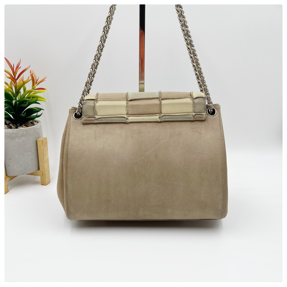 Chanel Reissue Patchwork Flap Bag Brown Beige Lig… - image 3